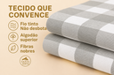 Ver imagem 3 de Toalha de Mesa Picnic 10 Lugares Algodão 1,40 x 3,00 m Cinza Claro Santa Sofia