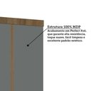 Ver imagem 4 de Guarda Roupa Modulado 2 Portas e 4 Gavetas 90cm Veneza Luciane Móveis