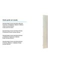 Ver imagem 2 de Porta para Closet Individual 40cm com Puxador Perfil Champagne Luciane Móveis