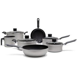 Conjunto de Panelas Antiaderente 7 Peças Dolce 7150/101 Brinox - 1 Conjunto de Panelas Antiaderente 7 Peças Dolce 7150/101 Brinox - 1