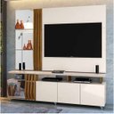 Ver imagem 2 de Rack com Painel DJ Móveis Donna para TV até 55 Polegadas MDF Off White Demolição