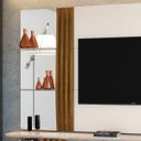 Ver imagem 3 de Rack com Painel DJ Móveis Donna para TV até 55 Polegadas MDF Off White Demolição
