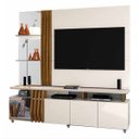 Ver imagem 1 de Rack com Painel DJ Móveis Donna para TV até 55 Polegadas MDF Off White Demolição
