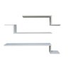 Trio Pmg Prateleira Mdf Branco Tx Prtbr009 - 2