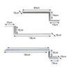 Trio Pmg Prateleira Mdf Branco Tx Prtbr009 - 3