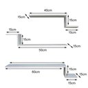 Ver imagem 3 de Trio Pmg Prateleira Mdf Branco Tx Prtbr009