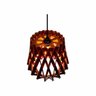 Lustre Pendente em Madeira - Stick Brigth - Tabaco - 2