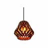 Lustre Pendente em Madeira - Stick Brigth - Tabaco - 3