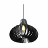 Lustre Pendente em Madeira - Stick Hook - Preto - 3