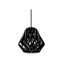 Lustre Pendente em Madeira - Stick Brigth - Preto - 2 Lustre Pendente em Madeira - Stick Brigth - Preto - 2