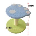 Ver imagem 3 de Arranhador para Gatos Patinha Bola Brincadeira Arranhar Brincar Pet Shop Sisal Interativo Aconchegan