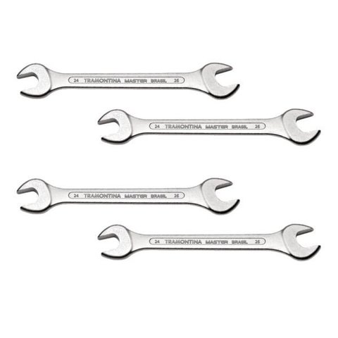 Chave Boca 24x26mm Tramontina - Kit com 4 Unidades