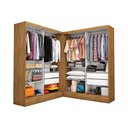 Ver imagem 2 de Closet Casal Duplo Dubai Premium 4 Gavetas Carioca Móveis