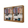 Closet Casal Duplo Dubai Premium 4 Gavetas Carioca Móveis - 3