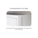 Ver mais imagens de Guarda Roupa Casal 4 Portas (2 c/ Espelho) e 3 Gavetas Moderni/Sevilha Cumaru/Fendi 25 - Novo