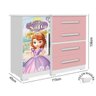 Jogo de Quarto Completo Princesa Sofia - Rosa - 3