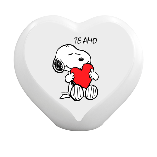 Luminária Coração Led Snoopy - Te Amo - 1