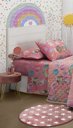 Ver imagem 3 de Jogo de Cama Solteiro Infantil Duplo 3 Peças Happy Day Rosa Lollipop Sultan