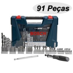 Jogo Bits de Brocas e Ferramentas para Furar e Parafusar - 1