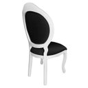 Ver imagem 3 de 4 Cadeira Medalhao Madeira Maciça Design Ingles Luxo Poltrona Entalhada Renascentista Natural Ingles
