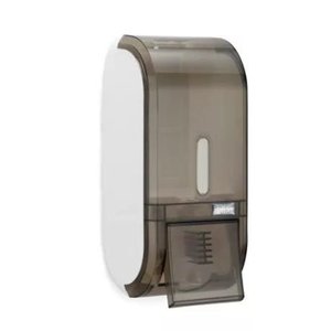 Dispenser Porta Sabonete Líquido Alcool Gel Glass Fumê com Reservatório Premisse