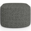 Ver imagem 6 de Puff Decorativo Orgânico para Living Quarto 70cm Doha W01 Linho Mescla Chumbo - Lyam Decor