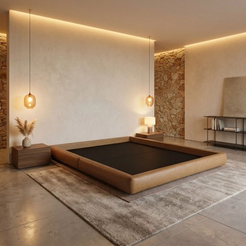 Base Cama Queen 158 Montessoriana Oriental Tatame Japonesa Premiun Luxo Designe Exclusivo Reforçada