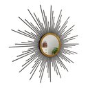 Ver imagem 2 de Espelho decorativo de parede redondo com moldura palitada Órion Preto
