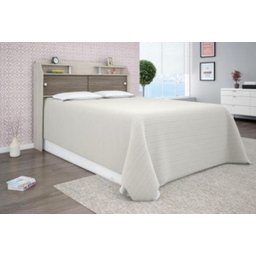 Cabeceira Box Casal Queen Elisa Avelã ou Avelã/Castanho - 6