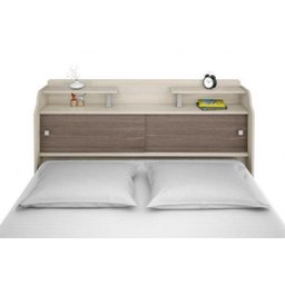 Cabeceira Box Casal Queen Elisa Avelã ou Avelã/Castanho - 8