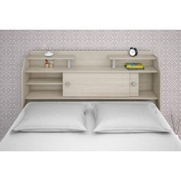 Cabeceira Box Casal Queen Elisa Avelã ou Avelã/Castanho - 3