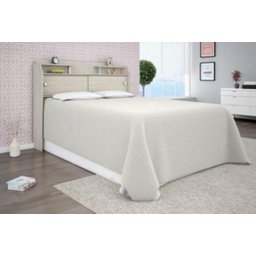 Cabeceira Box Casal Queen Elisa Avelã ou Avelã/Castanho - 13