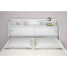 Cabeceira Box Casal Queen Elisa Branco ou Branco/Preto - 9