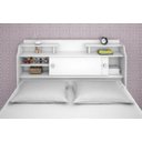 Ver imagem 4 de Cabeceira Box Casal Queen Elisa Branco ou Branco/Preto