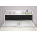 Ver imagem 5 de Cabeceira Box Casal Queen Elisa Branco ou Branco/Preto