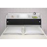 Cabeceira Box Casal Queen Elisa Branco ou Branco/Preto - 5