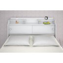 Ver imagem 6 de Cabeceira Box Casal Queen Elisa Branco ou Branco/Preto