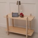 Ver imagem 5 de Aparador Montare 2 Prateleiras 75cm de Comprimento Natural