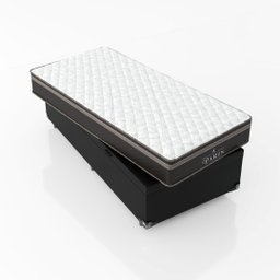 Cama Box Baú Solteiro + Colchão Paris Molas Ensacadas Pocket - 66x88x188cm - Couro - 5