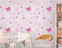 Ver imagem 2 de Papel de Parede Infantil - Borboletas e Corações Arte Destaque 2,50 Metros