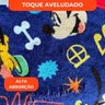 Roupão Aveludado Lepper Estampado Personagens Infantil Mickey G - 4