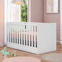 Ver imagem 1 de Berço Linha Dourada Regulável Mini Cama Branco