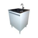Ver imagem 1 de Gabinete Mdf com Tanque Inox 46 Litros com Furação para Torneira