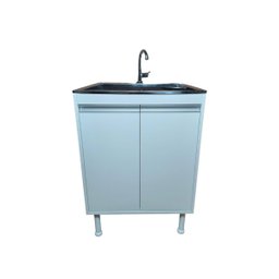 Gabinete Mdf com Tanque Inox 46 Litros com Furação para Torneira - 7