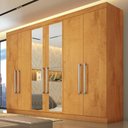 Ver imagem 1 de Guarda Roupa Alba 6 Portas Espelho 100% Mdf - Mademarcs