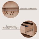 Ver imagem 5 de Guarda Roupa Alba 6 Portas Espelho 100% Mdf - Mademarcs