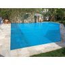 Capa para Piscina Térmica Aquecida Azul 300 Micras - 6,5x4,5 - 4