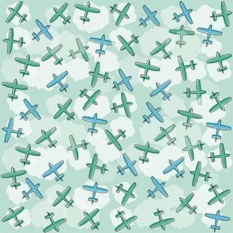 Papel de Parede Kids Aviões