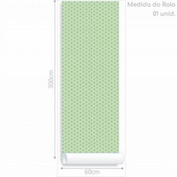 Papel de Parede Kids Bolinhas Verde Degradê - 3