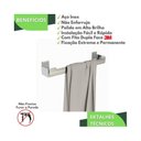 Ver imagem 7 de Porta Toalha Rosto com Adesivo Suporte Banheiro Inox F.elg